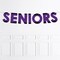 Big Dot of Happiness Purple Senior Night - High School Sports and Graduation Party Decorations - Seniors - Outdoor Letter Banner